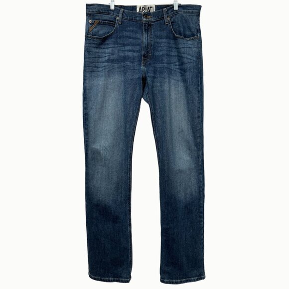 Ariat Men's Blue Bootcut Jeans - Picture 2 of 16